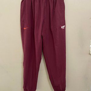 Nike Virginia VA Tech VT Hokies Team Issue PE On-Field Track Pants Mens M NEW